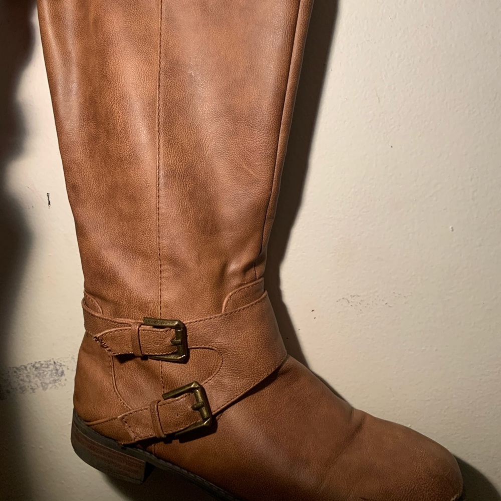 Tan Leather Boots